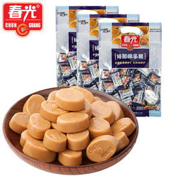 春光食品 海南特产 糖果 特制椰子糖 东郊椰林 椰子味 袋 228g 3