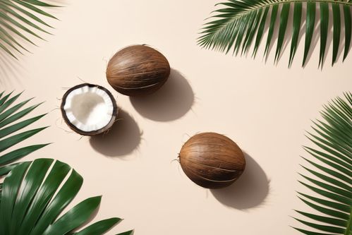 绿色现摘美食可口椰子摄影图图片 摄影图 下载至来源处