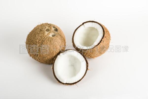 白色的椰子