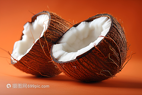 切开的椰子 探索多样化的椰子美食世界
